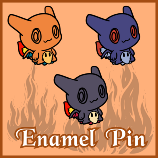 Charizkyu Enamel Pin