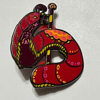 Mongolian deathworm pin