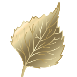 gold leaf pin