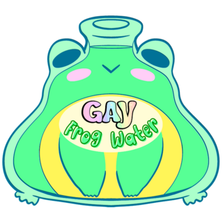 Gay Frog Water Pin