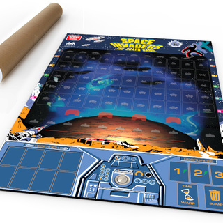 SPACE INVADERS - THE BOARD GAME - Rubber Play Mat