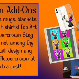 Custom Flowercrown Stag T-Shirt (imported via Kickstarter)