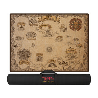 Oversized New Caribbea Map Playmat & Oxford Stitched Carry Bag