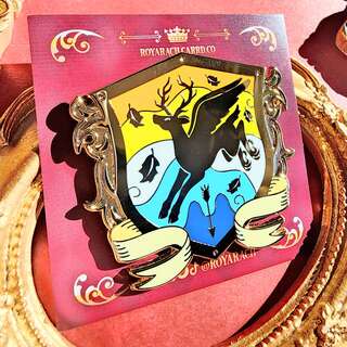 Past Heraldry Aroace Peryton Pin