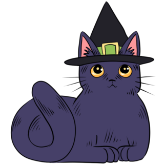 Licorice the Black Cat Enamel Pin