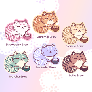 🎨☕ Coffee Cat Sticker