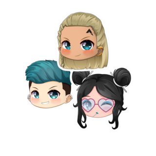 Sticker Pack (3 Chibi Heads)