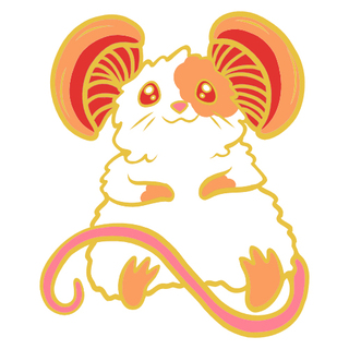 *Shiny* Pixie the Mouse Enamel Pin
