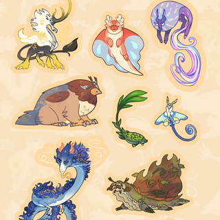 Hidden Critter Club Year 3 Sticker Sheet