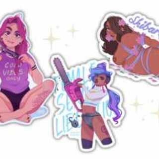 Glitter Sticker Set