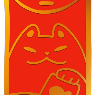 Cat Red Pocket Mini Pin