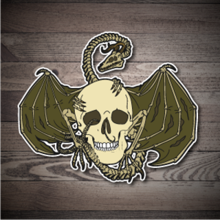 Death Dragon Sticker