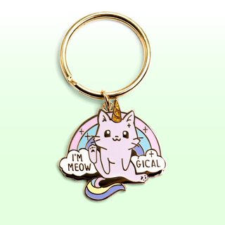 Keychain Meowgical Caticorn Unicorn Cat