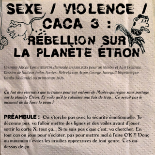 [FR] SEXE/VIOLENCE/CACA 3 : RÉBELLION SUR LA PLANÈTE ÉTRON