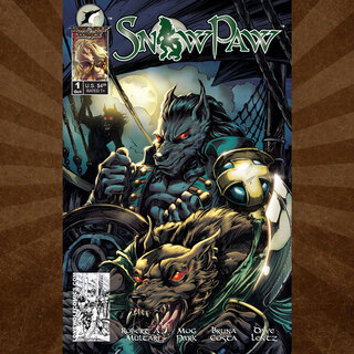 Snow Paw #1 Variant Cover By Kyle Roberts
