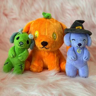 Pumpkin Puppy Plush