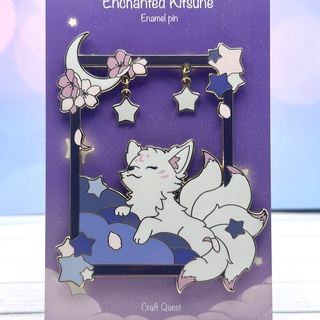 Celestial Kitsune JUMBO Pin