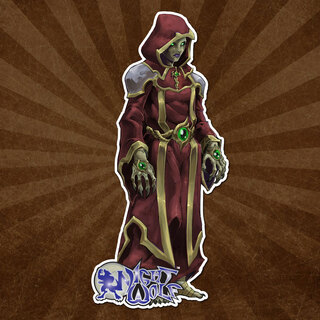 Hecate the Witch 2x4" Die Cut Sticker