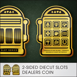 2-Sided Diecut SLOTS Dealer Coin