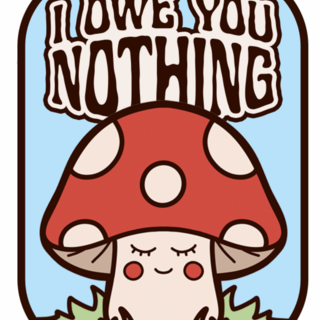 "I Owe You Nothing" Enamel Pin