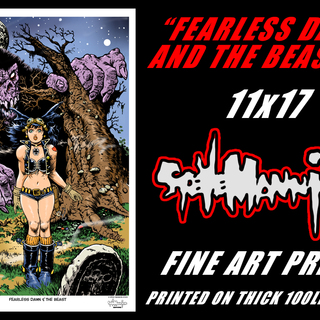 11X17 PRINT Mannion "FD and the Beast"