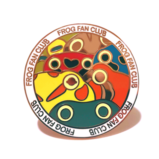 Frog Fan Club Enamel Pin