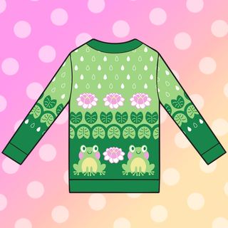 Green Frogly Sweater