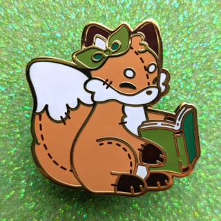 Reading Fox Pin