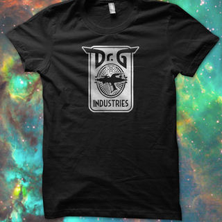 Dr. G Metallic Ray Gun Logo T-shirt