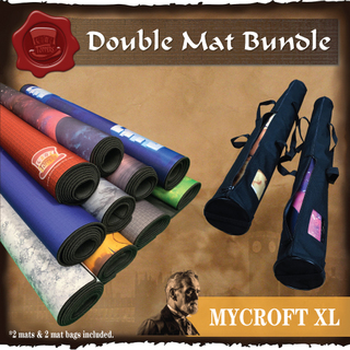 Double Mycroft XL 48" x 96" Game Mat Bundle