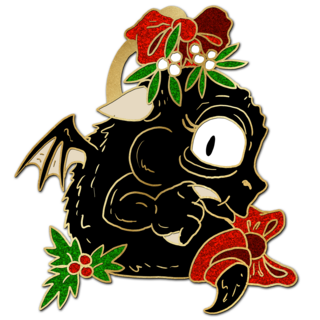 Pin - Mistletoe Derpy - Festive