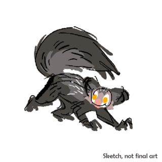 Aye-aye full body pin + sticker