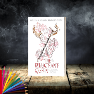 Paperback coloring book & reading guide