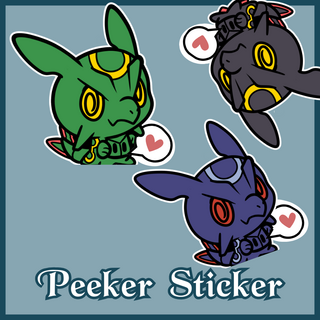 Raykyu Peeker Sticker