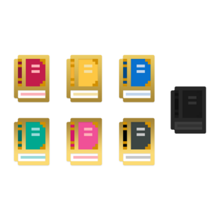 8-Bit Book Mystery Pin