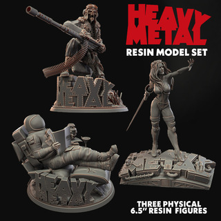 HEAVY METAL COLLECTIBLE RESIN MODEL SET