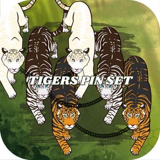 Tigers Pin Set