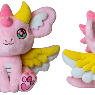 Kawaii Dragon Plushie Ella