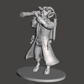 Chuck Clutterbuck 28mm Mini with Map