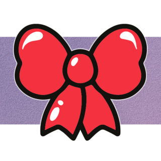 Red Bow Mini Pin