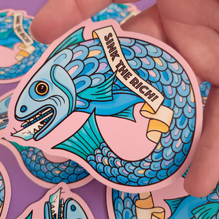 Sink The Rich Sticker
