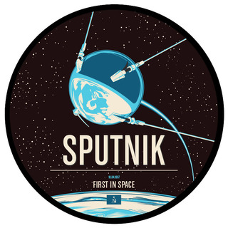 Sputnik 3.5" Mission Sticker