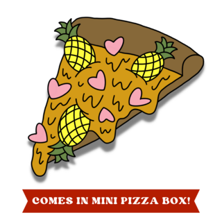 Yes Pineapple Pizza Pin