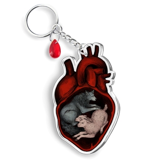 Fairy Tale Heart Keychain