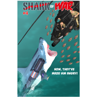 Shark of War #4 Base Cover