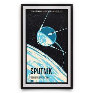 Sputnik 10.5 x 18.5 Giclée Prints