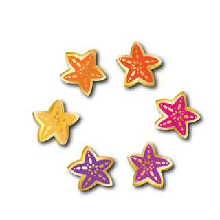 Accent Pin Set | Ombre Sea Stars