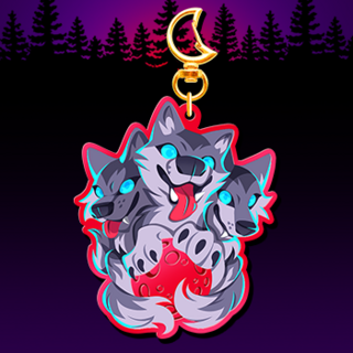 THREE WOLF MOON Keychain