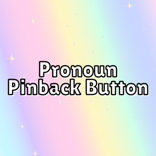 Pronoun Pinback Button