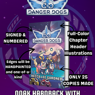 Danger Dogs Handcrafted OOAK Hardcover